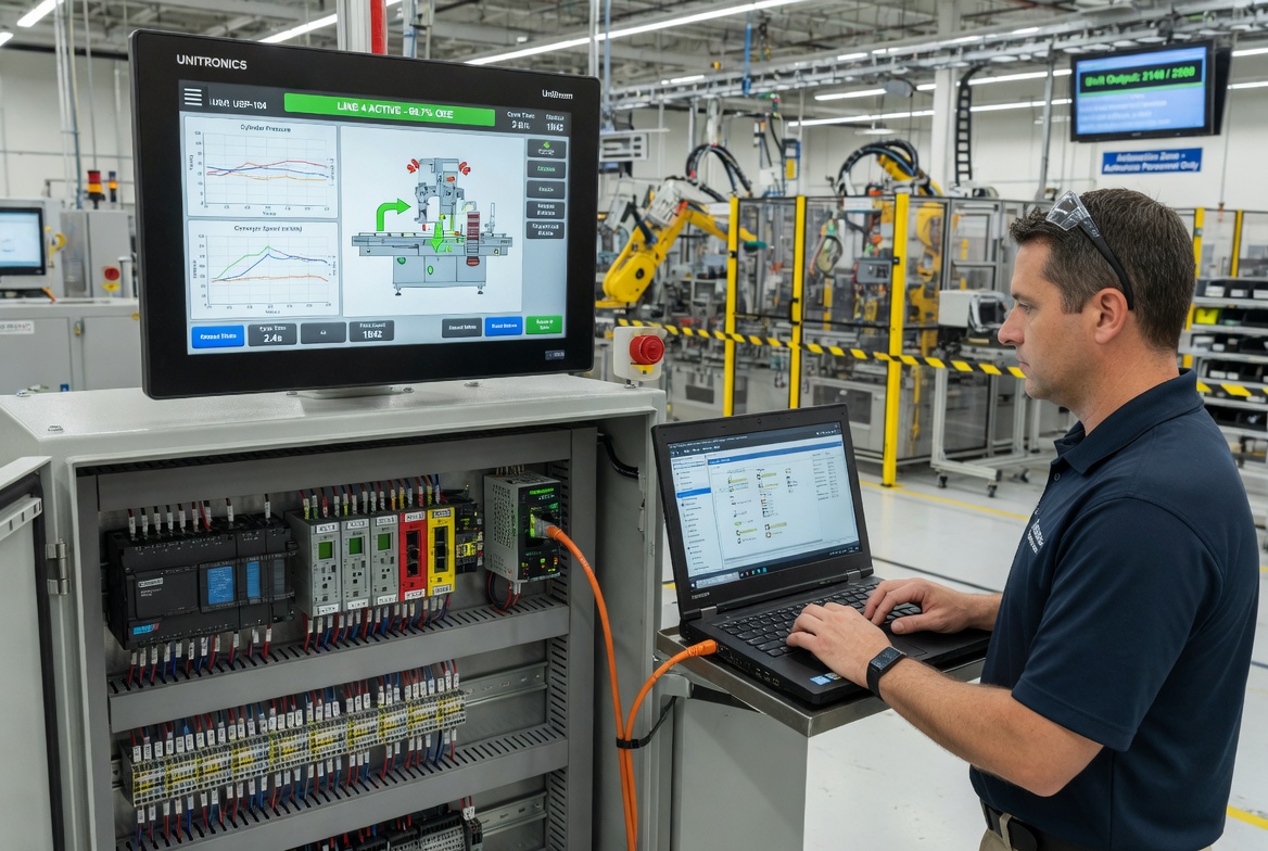 Unitronics PLC Programming UniStream Vision - MASK Control Systems Ltd